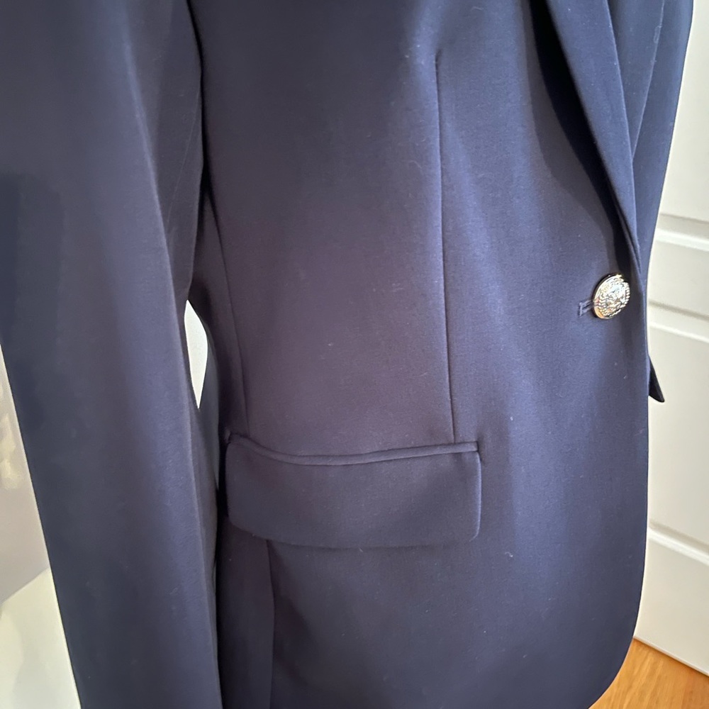 Tommy Hilfiger Women's Navy Blue Blazer Size 6 - Picture 6 of 13